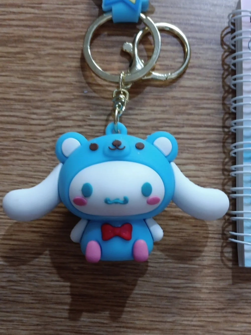 Cinnamoroll Keychain And Notebok Bundle